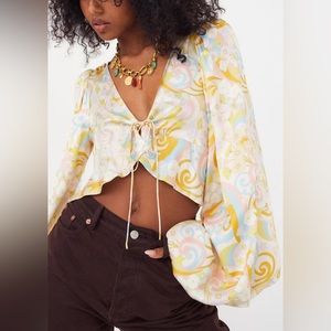 For love and lemons Marcia Crop Top XS